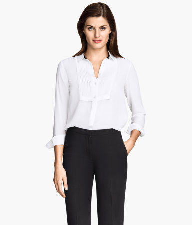Blouse With Pin-Tucks by H&M, £17.49